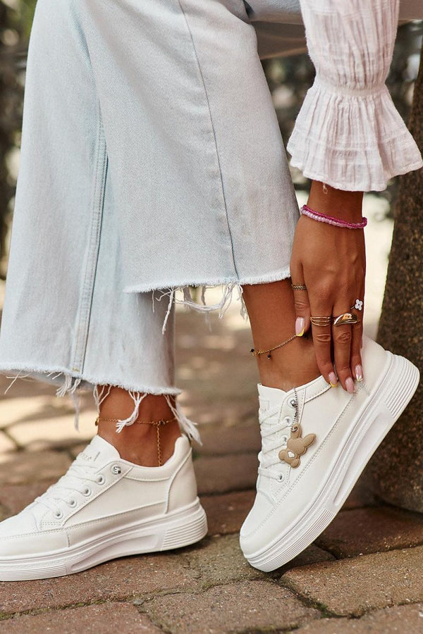 Comfortable Eco-Leather Platform Sneakers