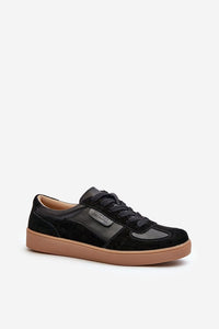 Comfortable Leather Low-Top Sneakers