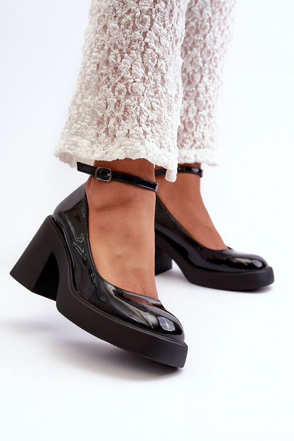 Square-Toe Heel Pumps