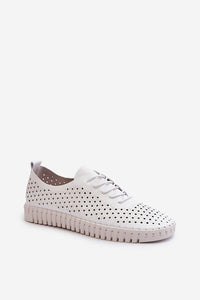 Breathable Leather Sneakers for Women