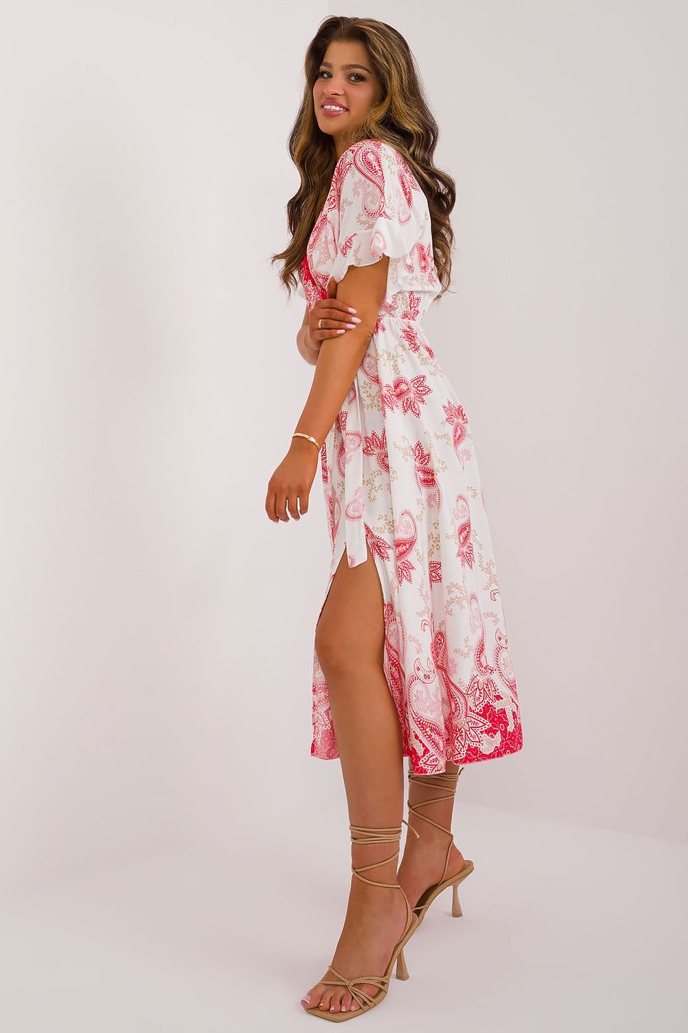 Flared Waist Boho Dress