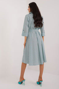 Flared Midi Shirt Dress