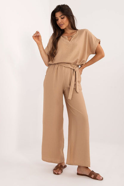 Chic Blouse & Trousers Set