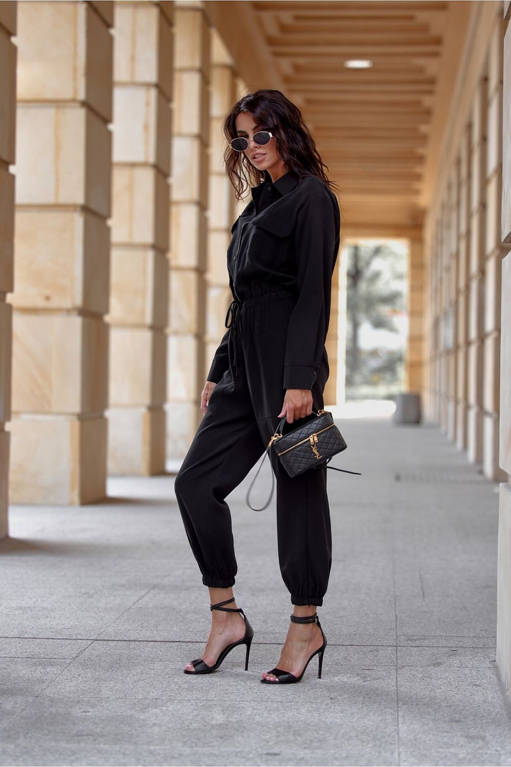 Chic Shirt-Style Jumpsuit