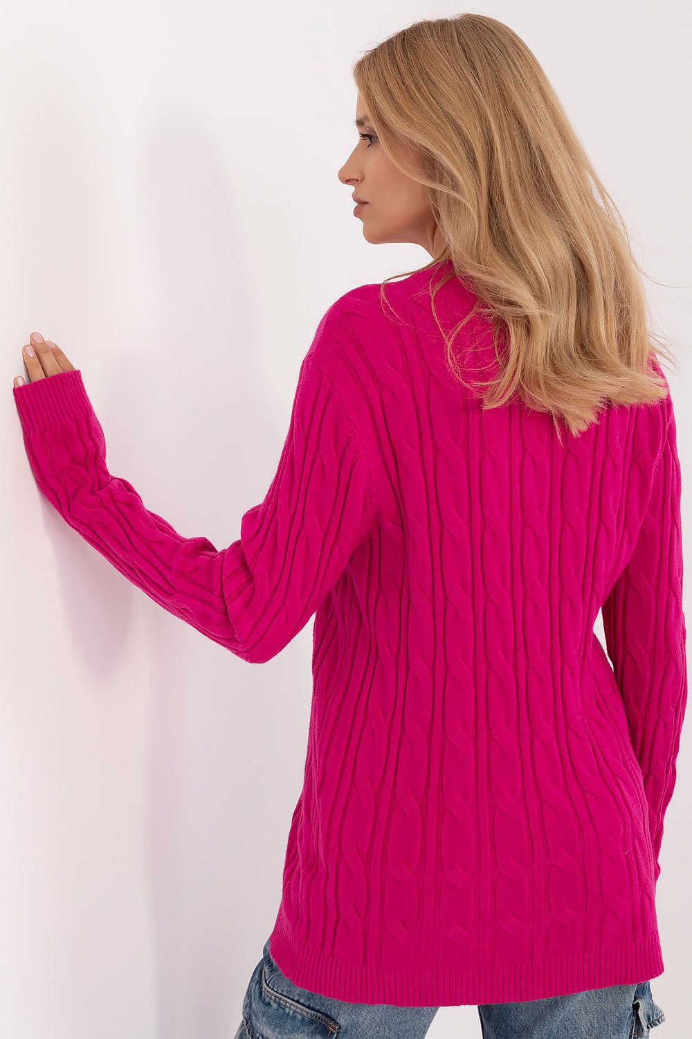 Viscose Jumper with Varied Texture - Michelle & Kenza Co.