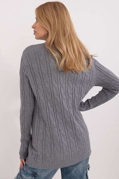 Viscose Jumper with Varied Texture - Michelle & Kenza Co.