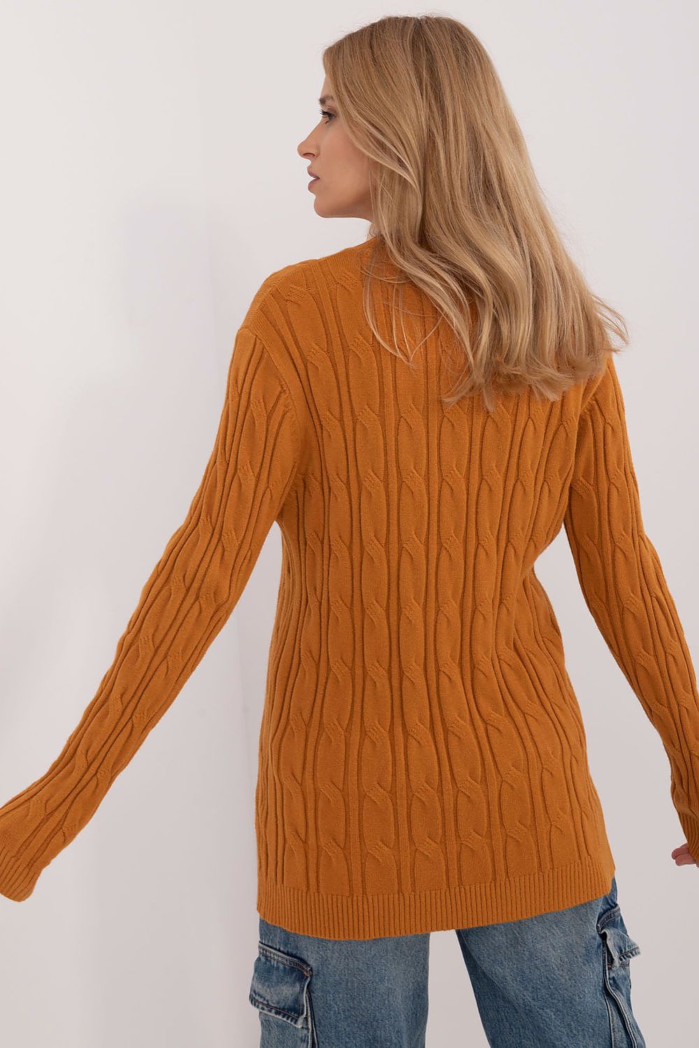 Varied Texture Casual Women's Sweater