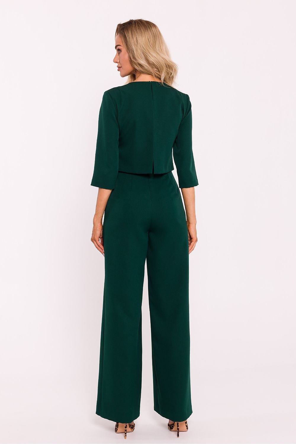 Elegant Double-Layered Wide-Leg Jumpsuit