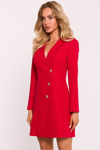 Elegant Loose-Fit Jacket Dress