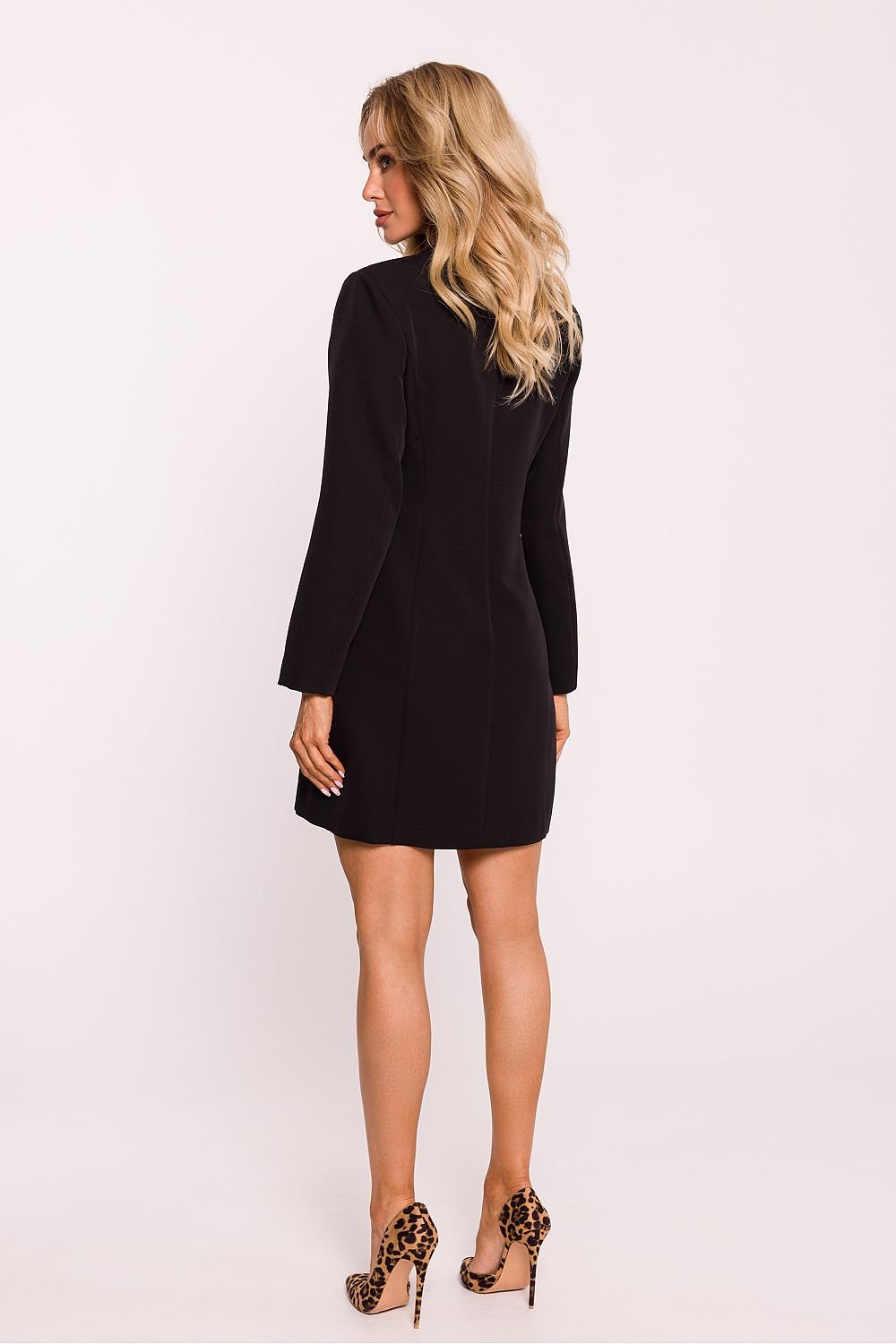 Elegant Loose-Fit Jacket Dress