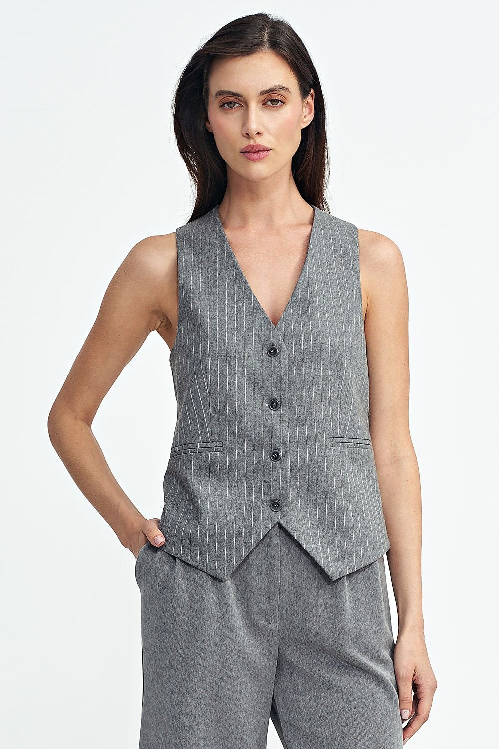 Elegant Tennis Style Gilet