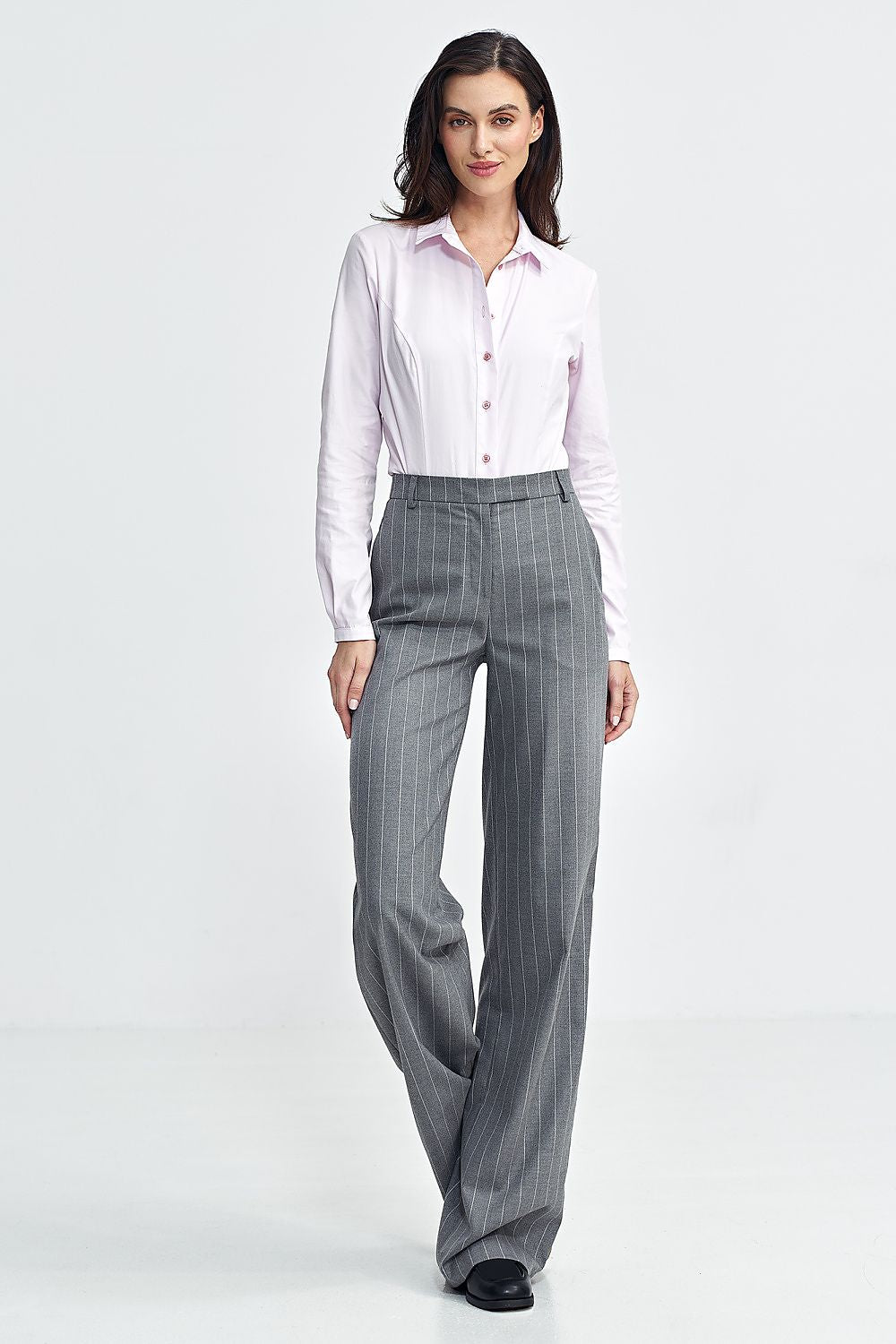 Viscose Trousers with Bootcut Legs - Michelle & Kenza Co.