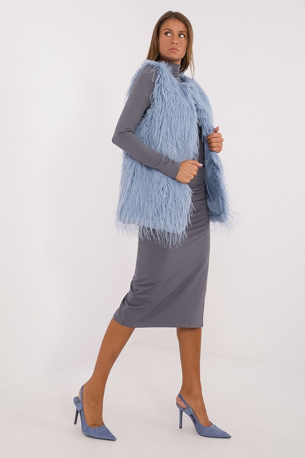 Faux Fur Gilet with Insulated Comfort - Michelle & Kenza Co.