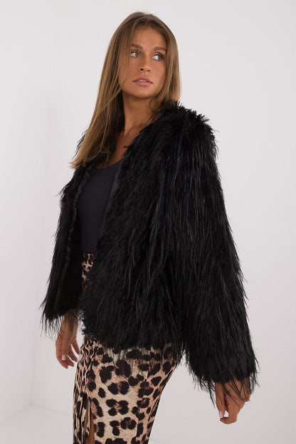 Fur Finish Elegant Transitional Jacket