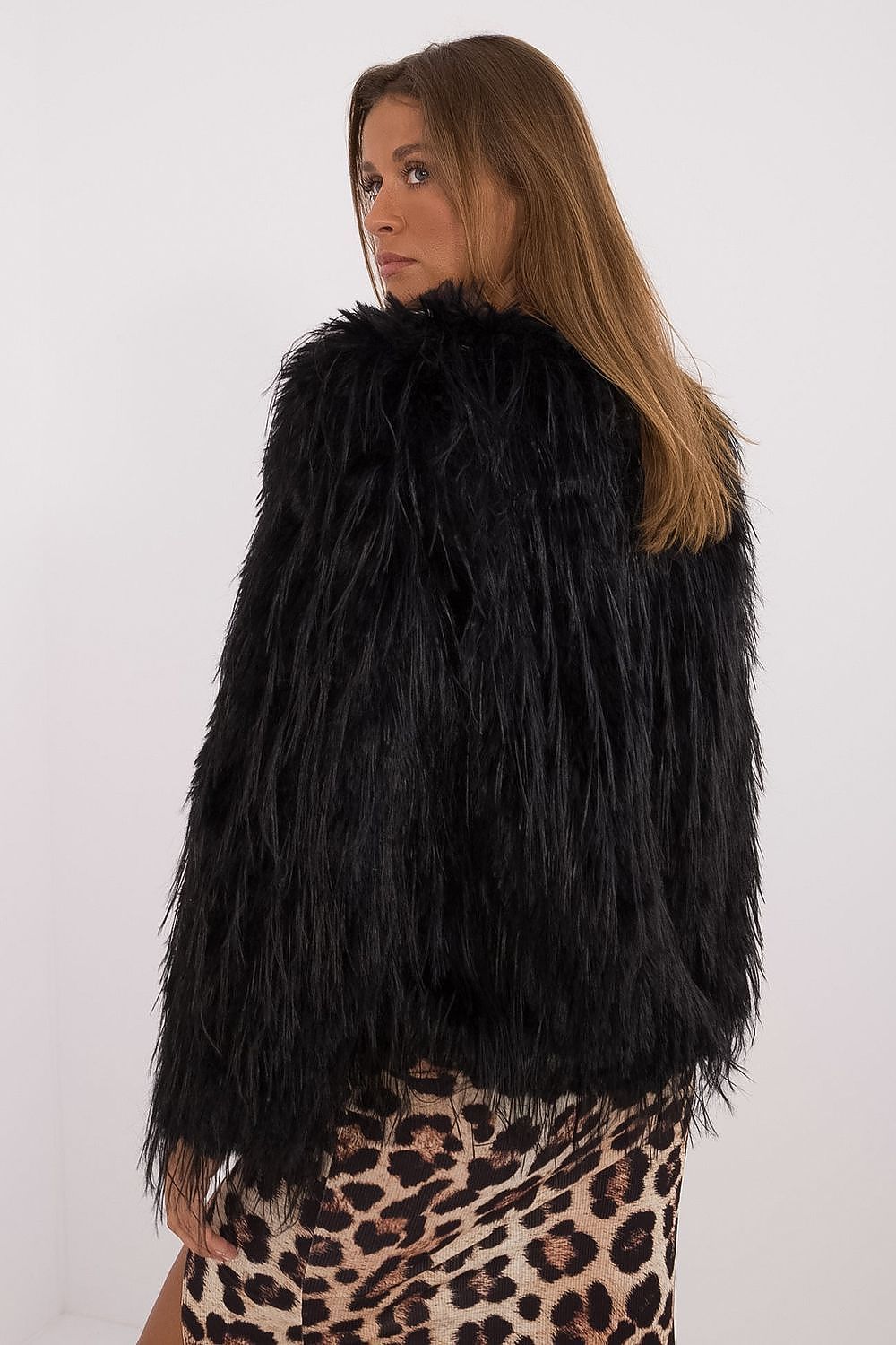 Fur Finish Elegant Transitional Jacket