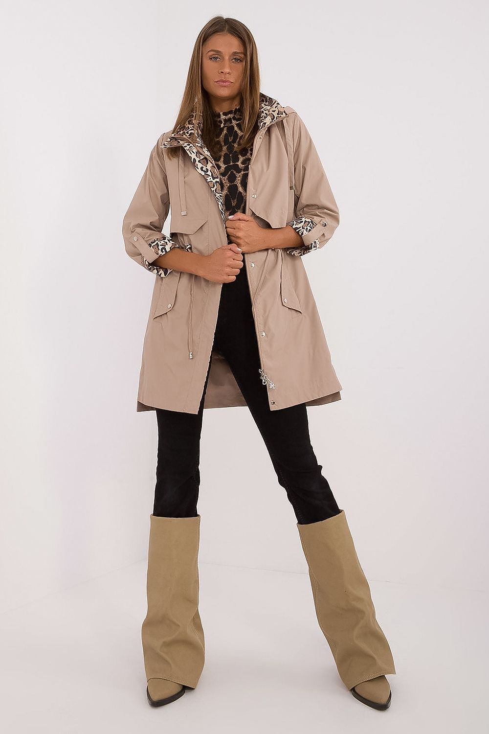 Transitional Jacket with Detachable Hood - Michelle & Kenza Co.