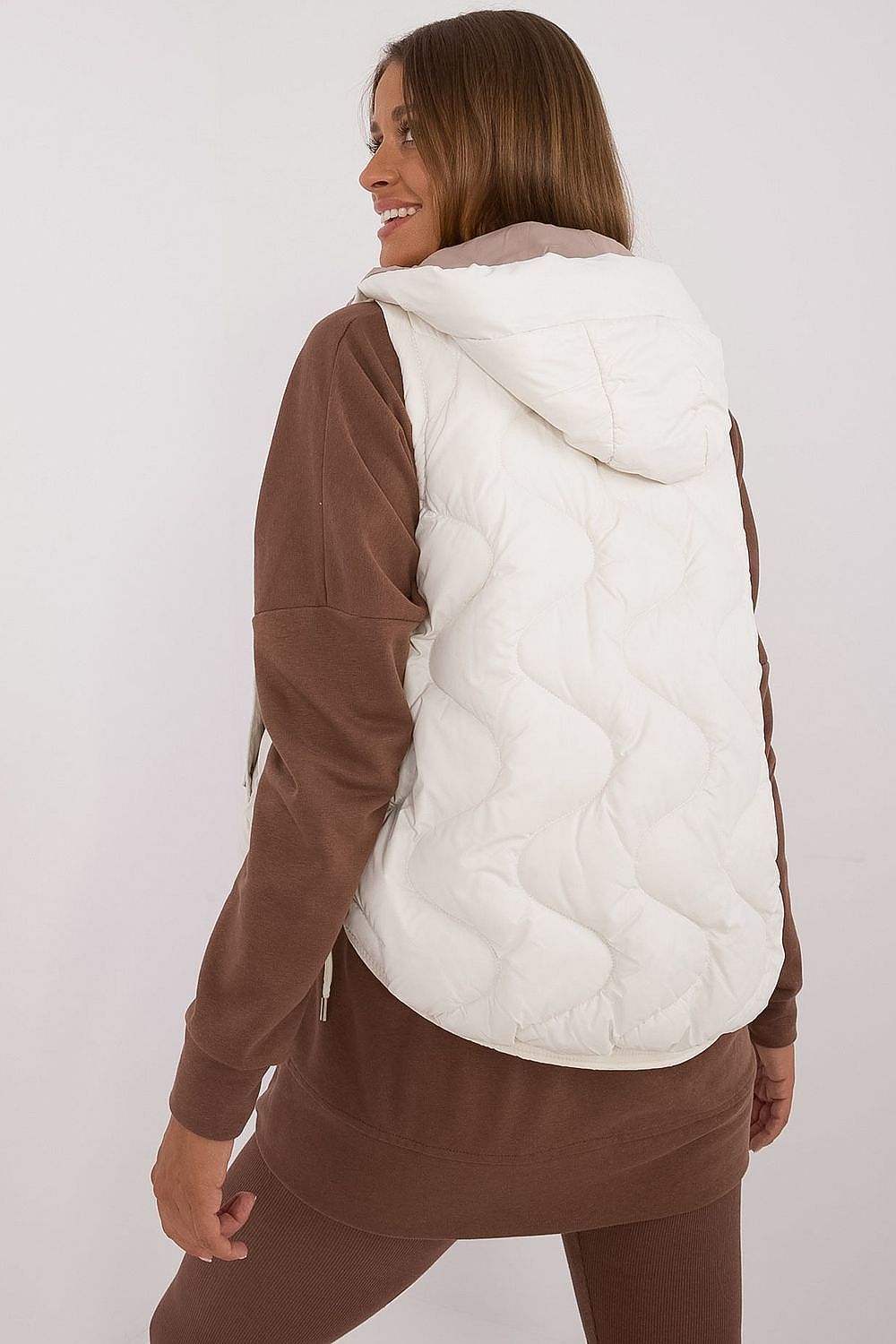 Quilted Gilet with Practical Hood - Michelle & Kenza Co.