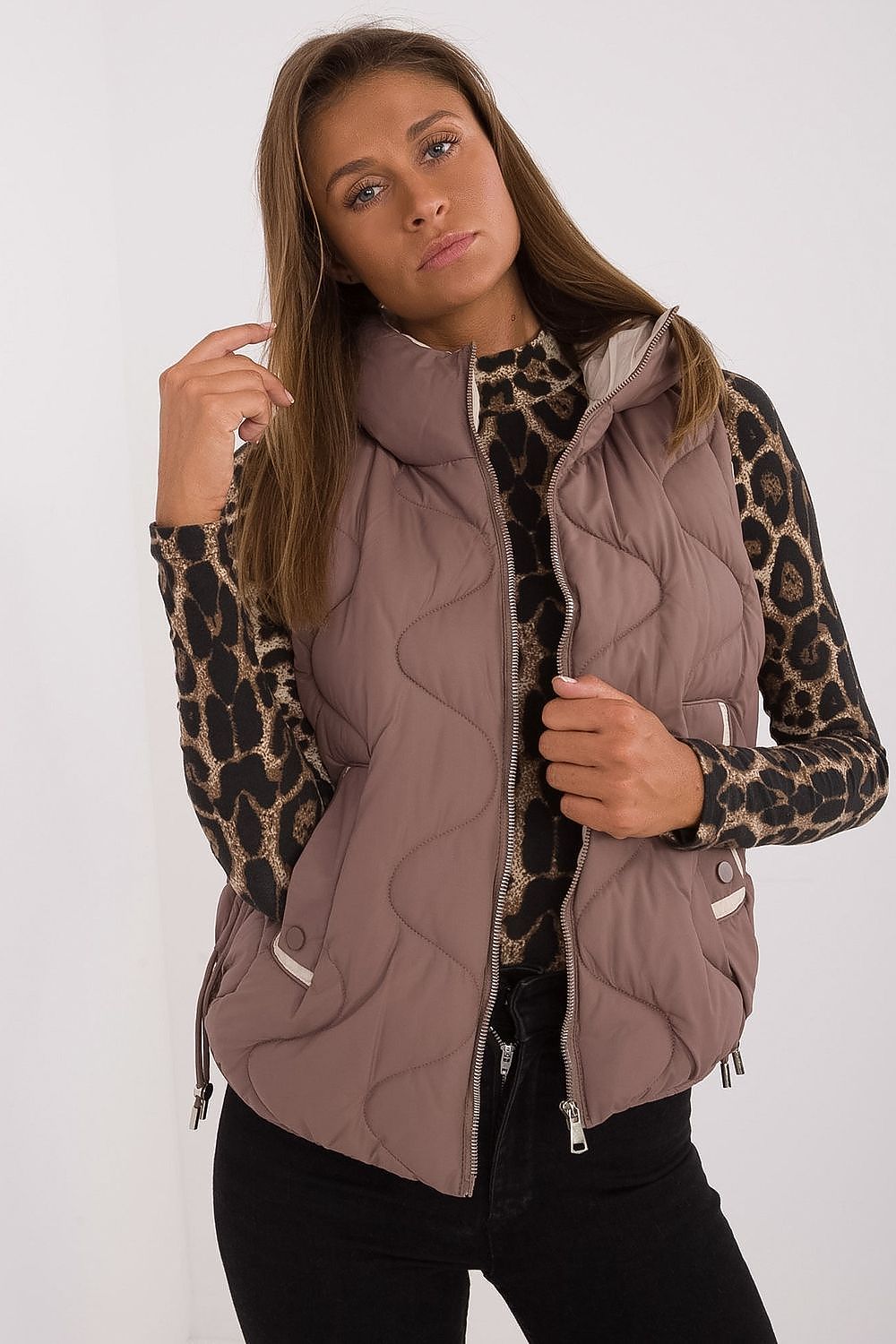 Quilted Gilet with Practical Hood - Michelle & Kenza Co.