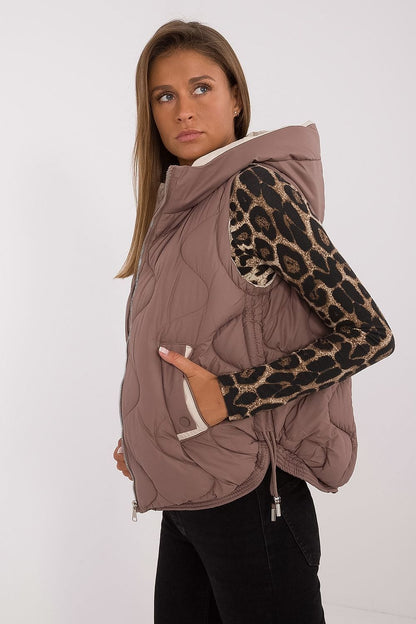 Quilted Gilet with Practical Hood - Michelle & Kenza Co.