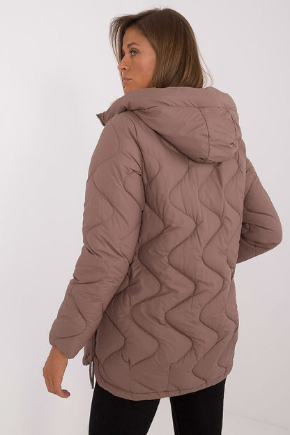 Chic Hooded Quilted Jacket