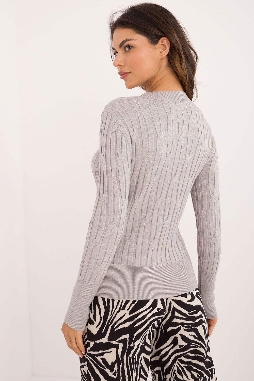 Textured Casual Women's Jumper