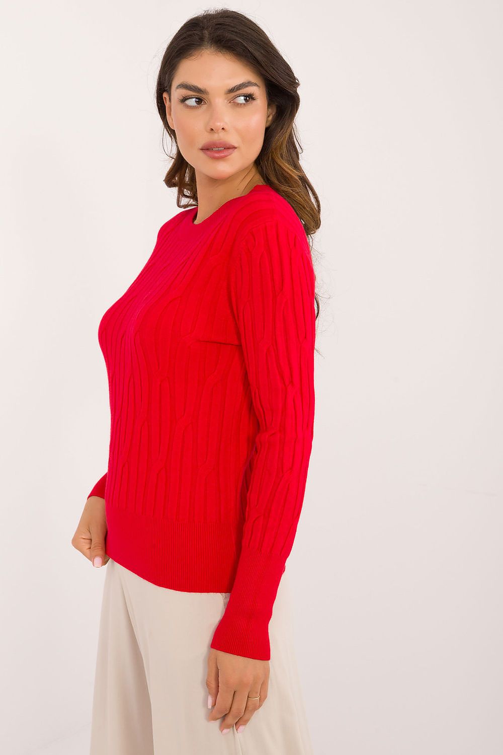 Textured Casual Women's Jumper