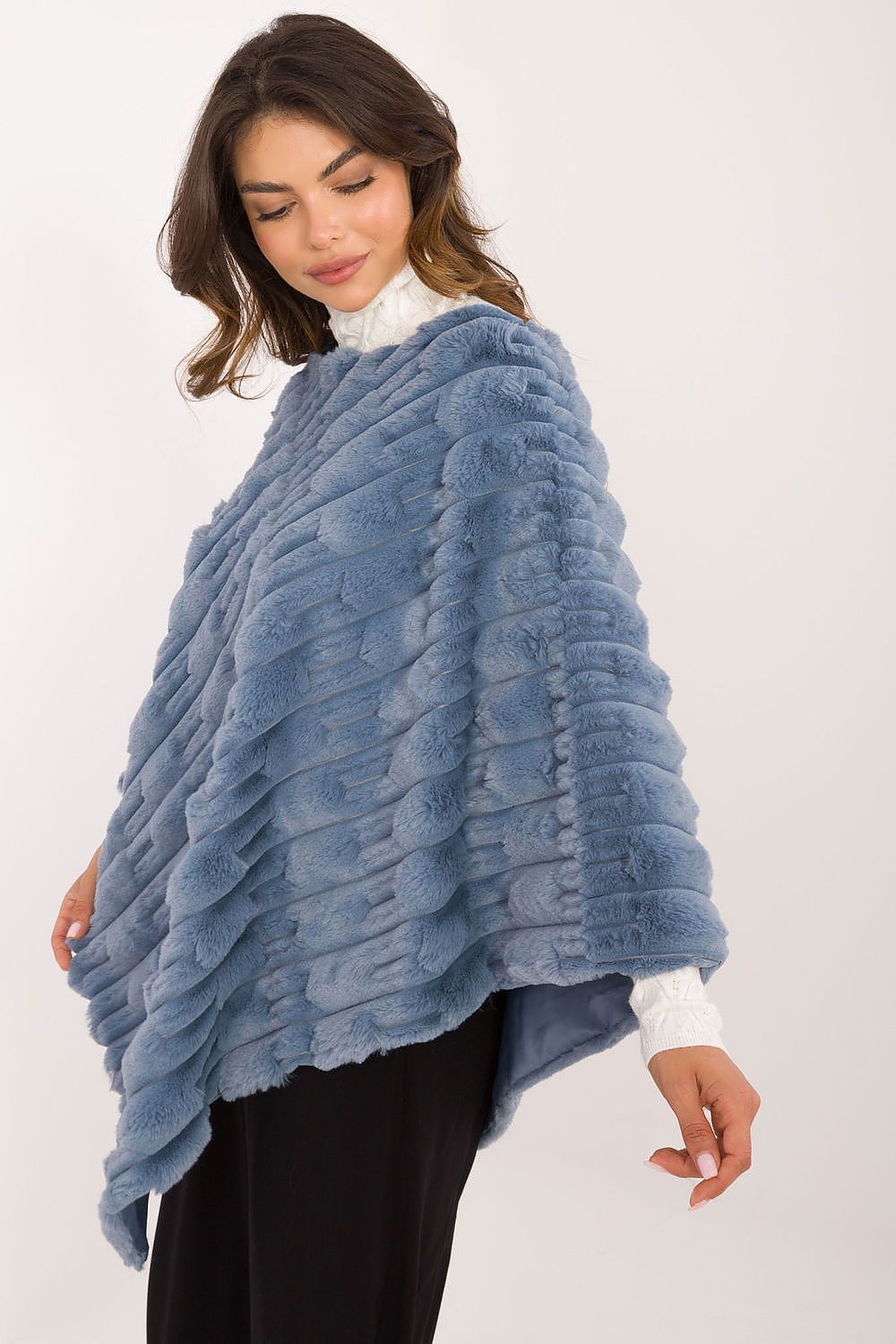 Textured Everyday Casual Poncho