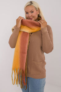 Chic Scarf with Colourful Pattern and Tassels - Michelle & Kenza Co.