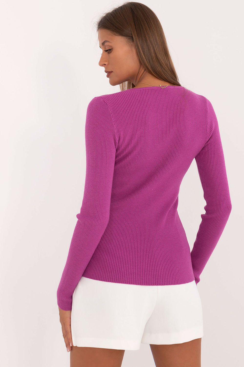 Elegant Button Detail Everyday Jumper