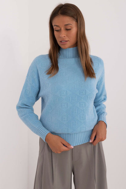 Chic Half Turtleneck Casual Sweater