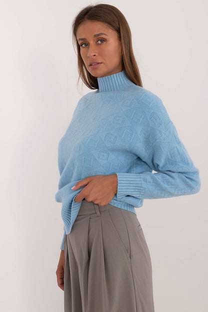 Chic Half Turtleneck Casual Sweater