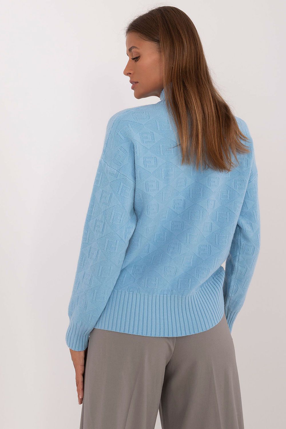 Chic Half Turtleneck Casual Sweater