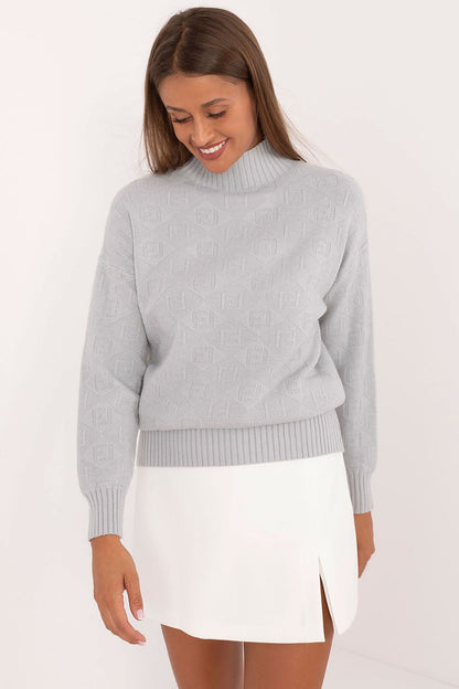 Chic Half Turtleneck Casual Sweater