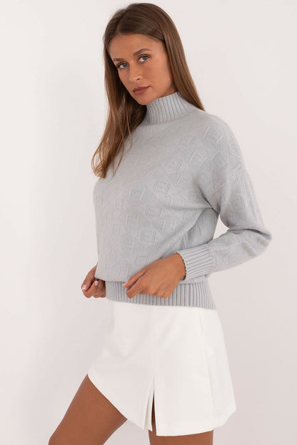 Chic Half Turtleneck Casual Sweater