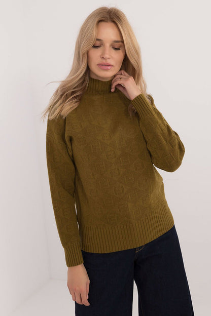 Chic Half Turtleneck Casual Sweater