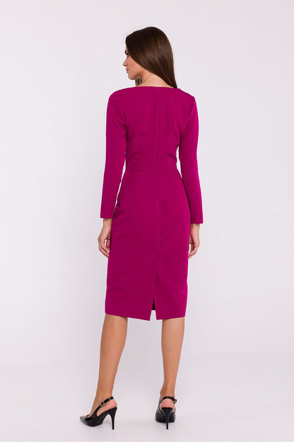 Viscose Daydress with Asymmetrical Neckline - Michelle & Kenza Co.