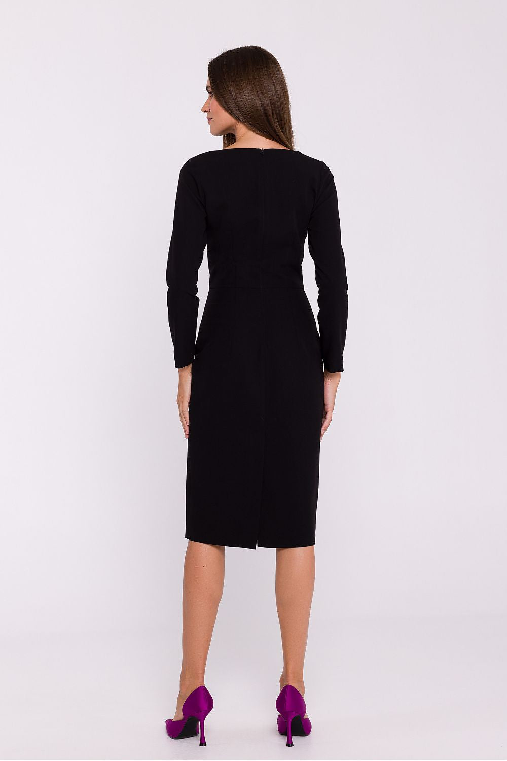 Viscose Daydress with Asymmetrical Neckline - Michelle & Kenza Co.