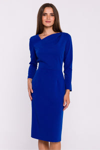 Viscose Daydress with Asymmetrical Neckline - Michelle & Kenza Co.