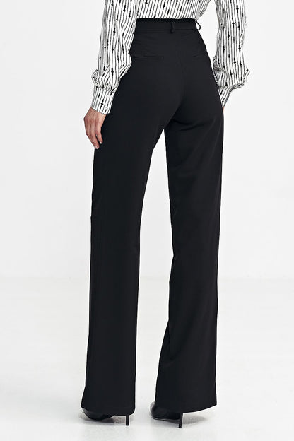 Viscose Trousers with Bootcut Legs - Michelle & Kenza Co.