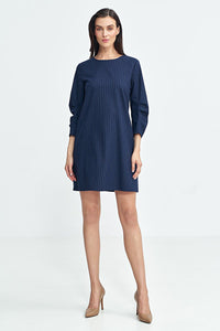 Viscose Dress with A-Line Cut - Michelle & Kenza Co.