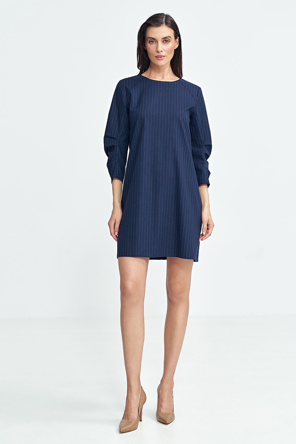 Viscose Dress with A-Line Cut - Michelle & Kenza Co.