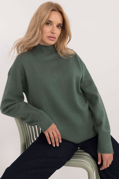 Elegant Half Turtleneck Sweater