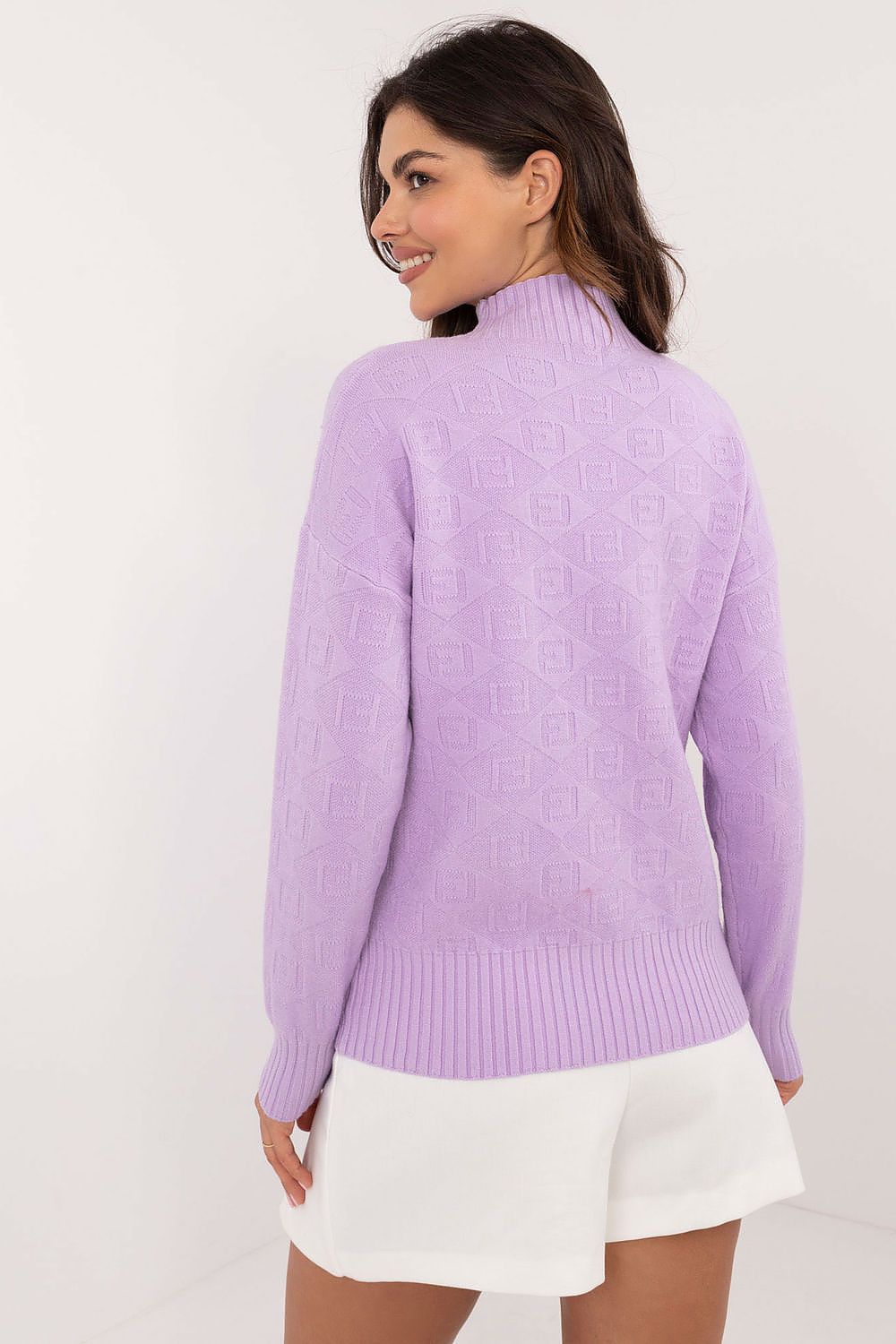 Chic Half Turtleneck Casual Sweater