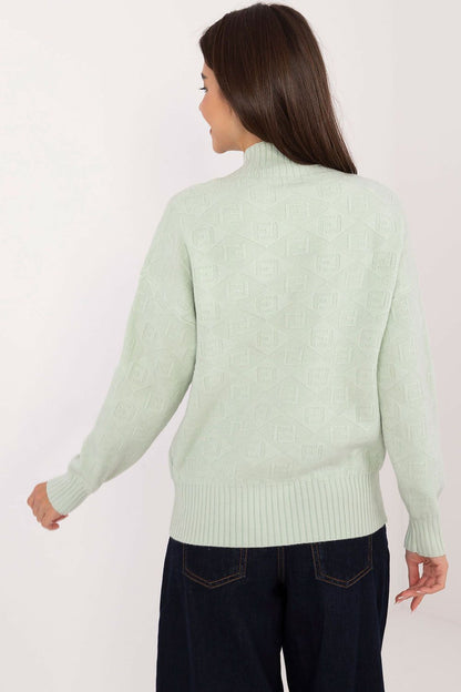 Chic Half Turtleneck Casual Sweater