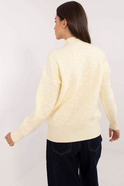 Chic Half Turtleneck Casual Sweater