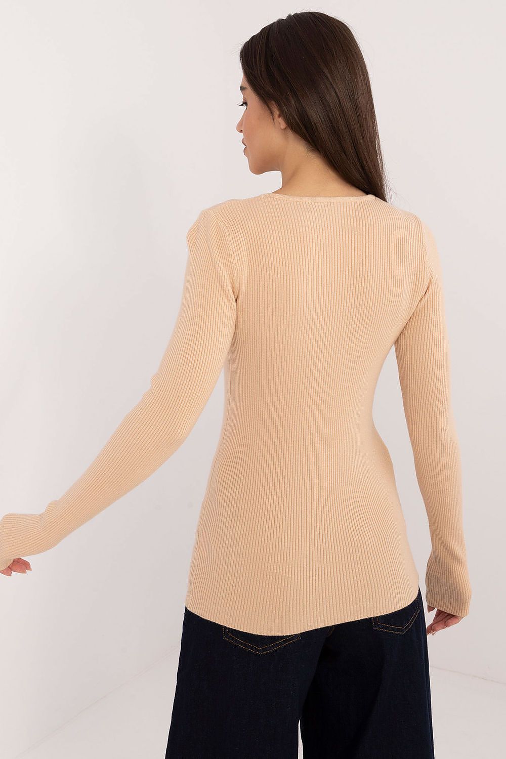 Elegant Button Detail Everyday Jumper