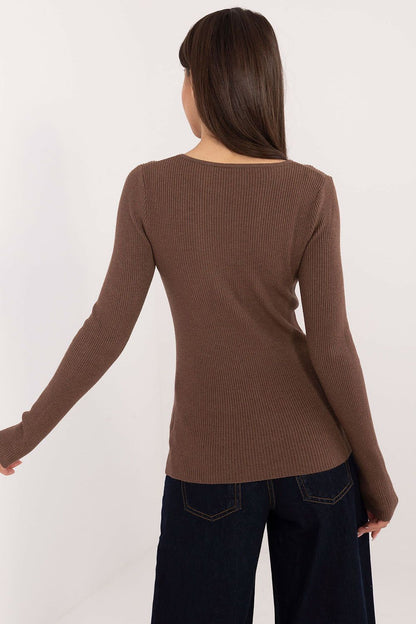 Elegant Button Detail Everyday Jumper