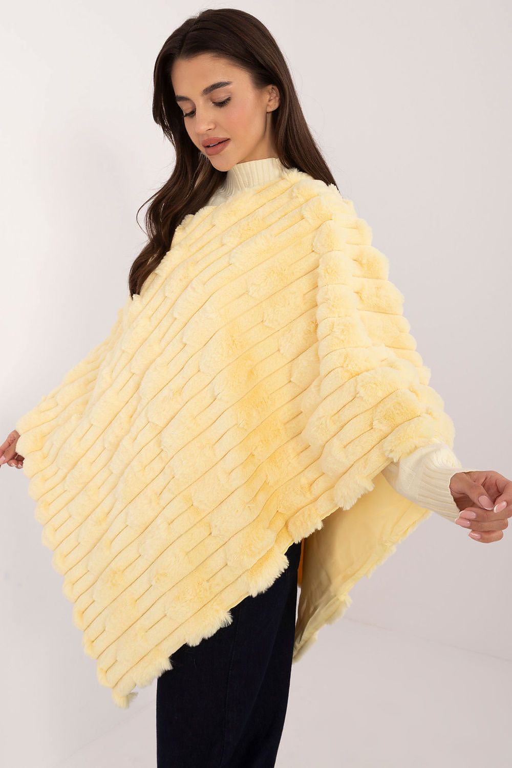 Textured Everyday Casual Poncho