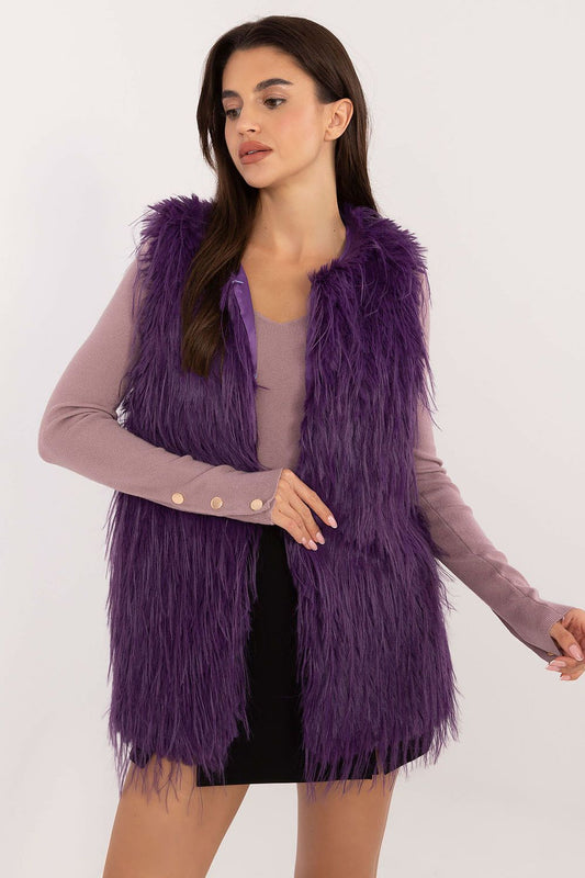 Faux Fur Gilet with Insulated Design - Michelle & Kenza Co.