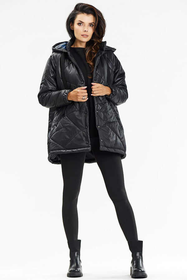 Warm Quilted Hooded Jacket